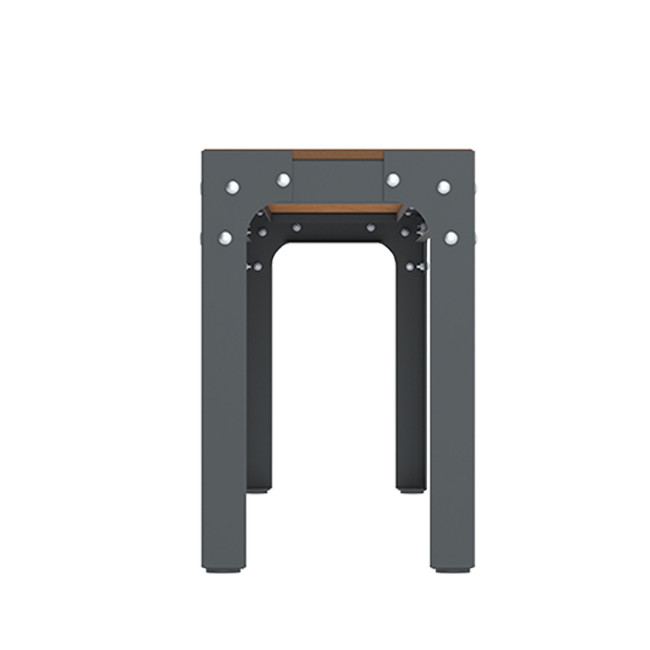 Boldo metal / HPL - 4places - anthracite 7016 / clear chene