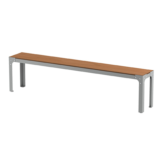 Boldo metal / HPL - 4places - anthracite 7016 / clear chene