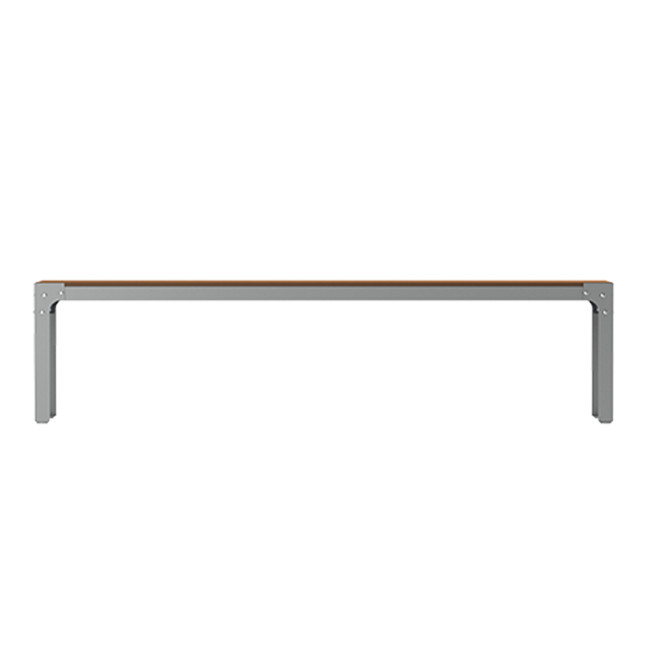 Boldo metal / HPL - 4places - anthracite 7016 / clear chene