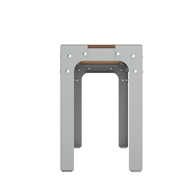 Boldo metal / HPL - 4places - anthracite 7016 / clear chene