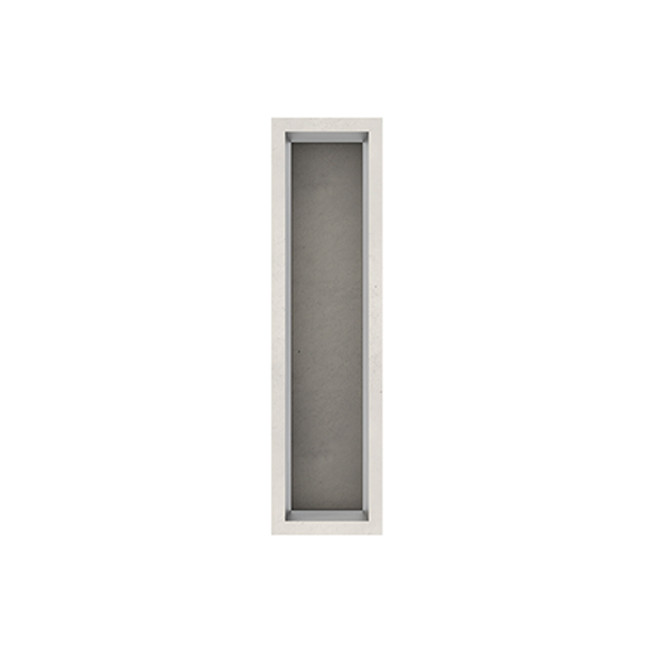 Rectangle Planter 175L Planting Concrete - shortbread white