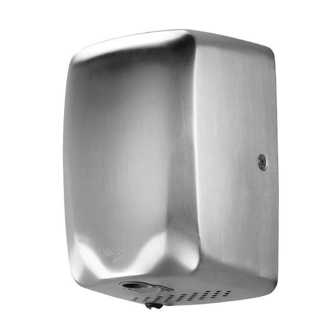 Hand dryer 1150W Eolyn in stainless steel 304 - White 9016